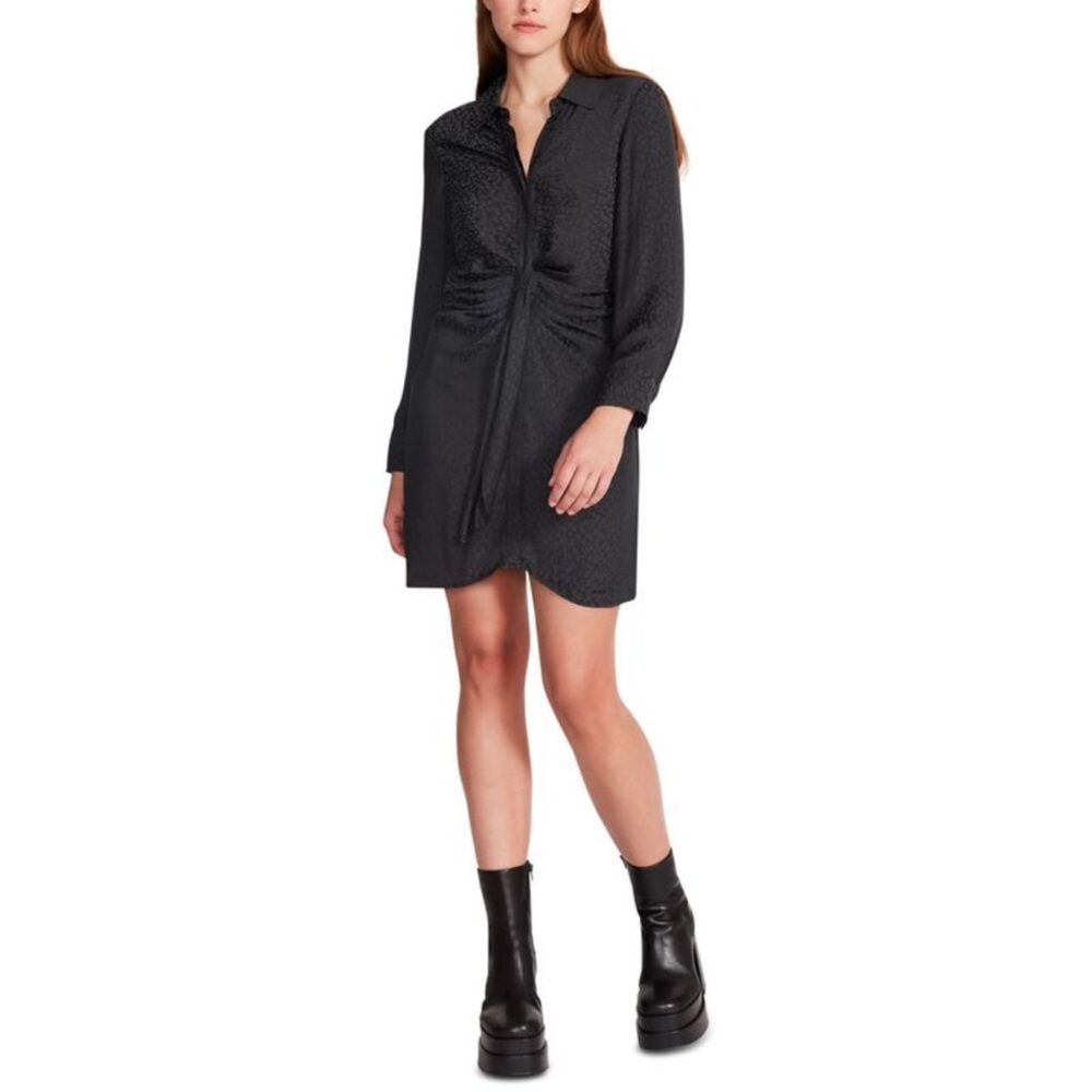Steve Madden Black Long Sleeve Dress